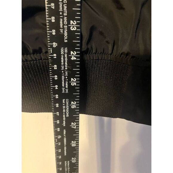 H&M Divided Women's Black Padded Oversized Bomber Jacket XS‎ NWT - Picture 10 of 11